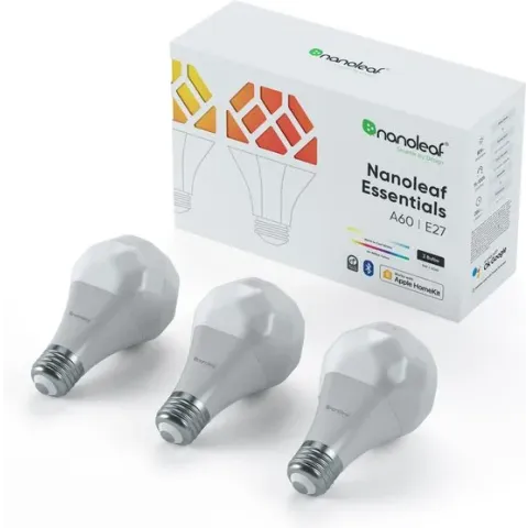 Nanoleaf Essentials Smart Bulb A19 E27 - 3 PACK