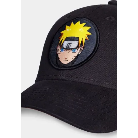 Naruto Shippuden Snapback Pet Naruto face Zwart