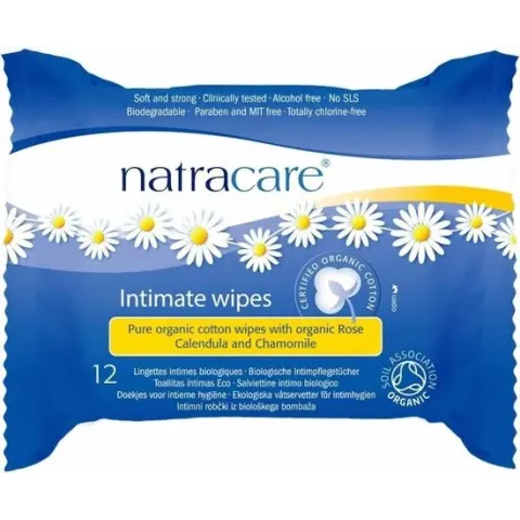 Natracare Organic Hygiëne Reinigingsdoekjes