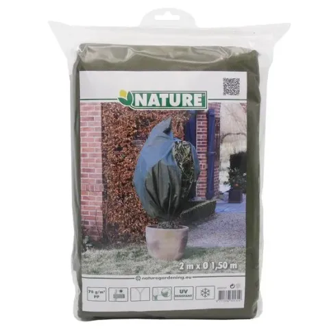 Nature afdekhoes voor planten vliesdoek groen 1.5 x 2 m 6030131