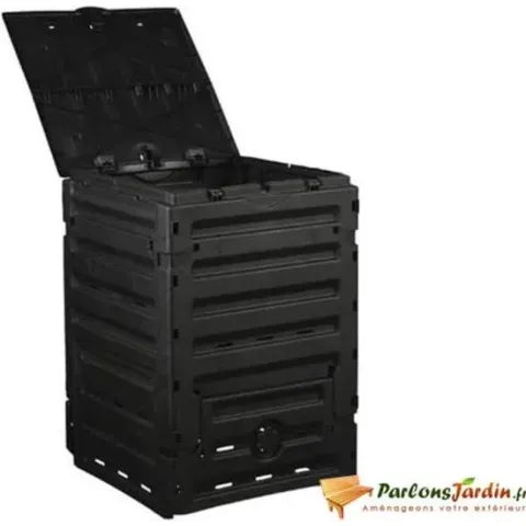 Nature Thermo-compostbak 300 L 60x60x90 cm zwart