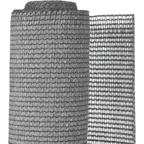 Nature Tuinscherm 1,5x5 m PE grijs