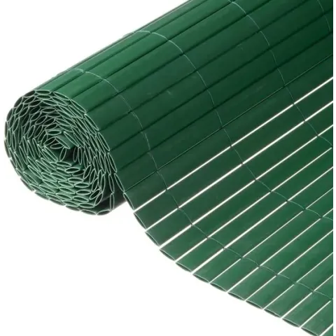 Nature Tuinscherm dubbelzijdig 1,5x3 m PVC groen