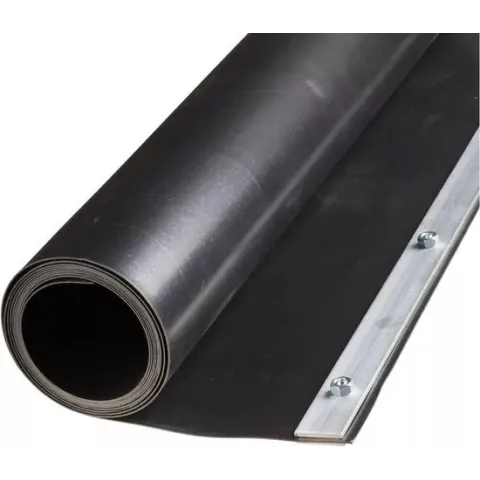 Nature wortelbegrenzer 0.7 x 3 m HDPE zwart