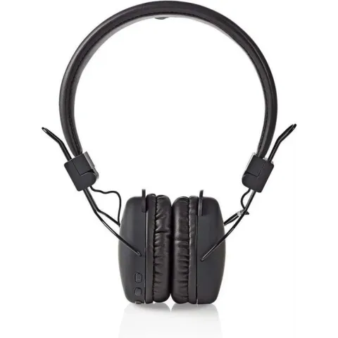 Nedis Draadloze Koptelefoon Headset| Bluetooth | On-ear | Opvouwbaar | Lichtgewicht | 40 mm Drivers | Diepe Bas | Zwart