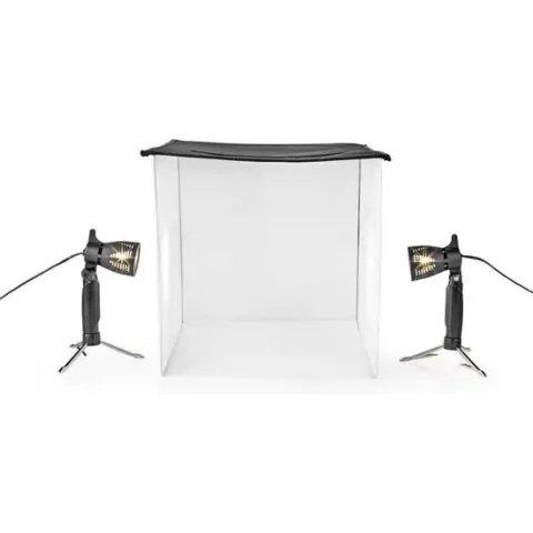 Nedis Led Fotostudioset 40 X 40 Cm 6500 K Opvouwbaar