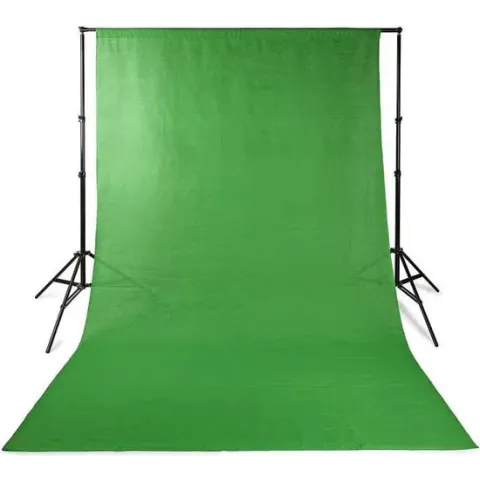 Nedis - Nedis BDRP33GN Achtergronddoek Voor Fotostudio 2,95 X 2,95 M Groen - 30 Dagen Niet Goed Geld Terug