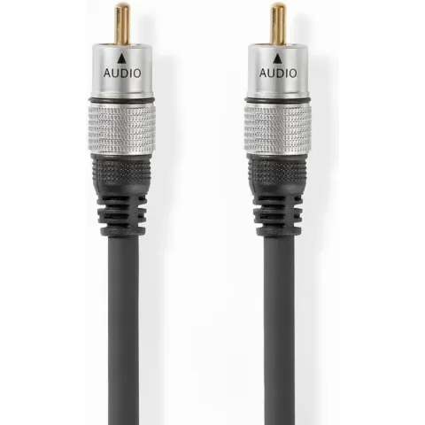 Nedis - Nedis CAGC24170AT15 Digitale Audiokabel Rca Male - Rca Male 1,50 M Antraciet - 30 Dagen Niet Goed Geld Terug