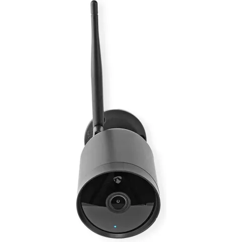 Nedis SmartLife Camera voor Buiten | Wi-Fi | Full HD 1080p | IP65 | Cloud Opslag (optioneel) / microSD (niet inbegrepen) | 12 V DC | Met bewegingssensor | Nachtzicht | Android™ / IOS | Zwart