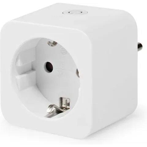 Nedis SmartLife Smart Stekker | Wi-Fi | 1 Stuks | 3680 W | Type F (CEE 7/3) | -10 - 45 °C | Android™ / IOS | Wit