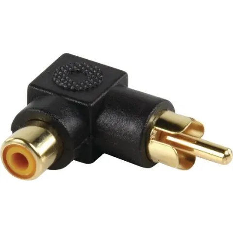 Nedis Tulp haakse audio adapter - zwart / verguld