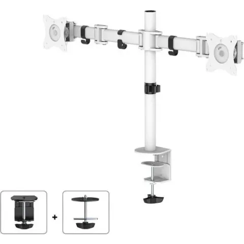 NeoMounts NM-D135DWHITE Monitorbeugel