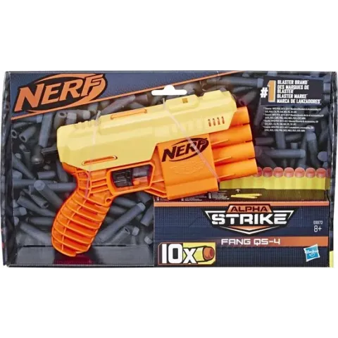 Nerf Alpha Strike Fang QS-4 Blaster met 10 Darts