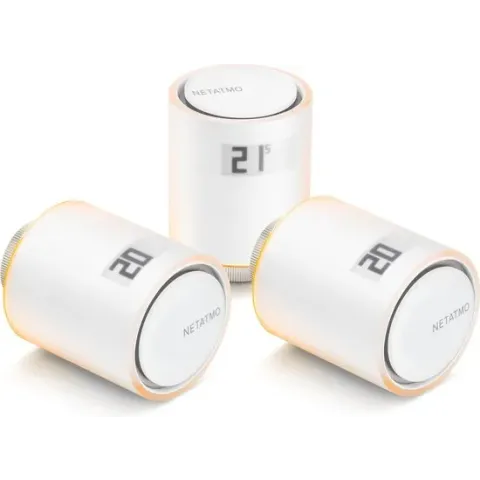 Netatmo Slimme Radiatorknop - Uitbreiding - 3 stuks
