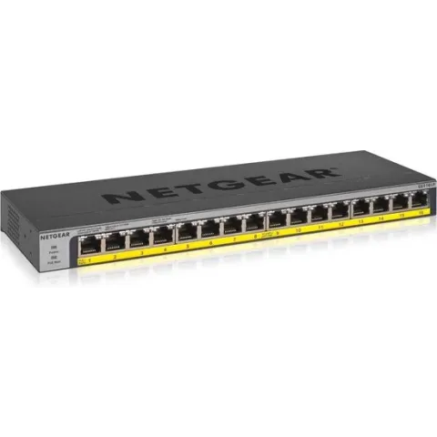 Netgear GS116LP - Netwerk Switch - Unmanaged / Zwart