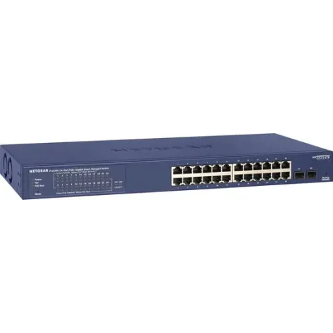 Netgear GS724TP Managed L2/L3/L4 Gigabit Ethernet (10/100/1000) Zwart, Grijs 1U Power over Ethernet (PoE)