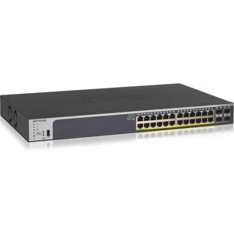 Netgear GS728TP - Smart Managed L2/L3/L4  / Zwart