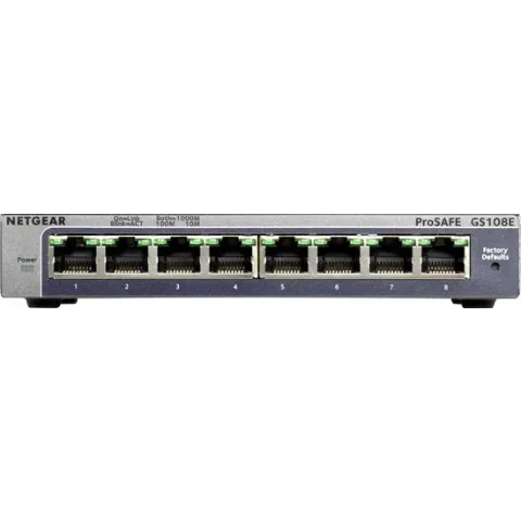 Netgear ProSAFE GS108E - Netwerk Switch - Smart managed