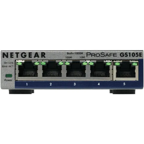 Netgear ProSafe Plus GS105E Switch Grijs