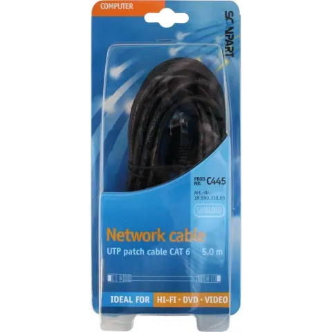 netwerkkabel (UTP) CAT6 5,0m