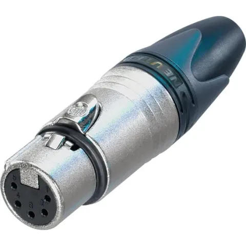 Neutrik NC5FXX kabel-connector XLR Zwart, Metallic