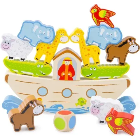 New Classic Toys - Educatief Spel - Balansspel - Ark van Noach