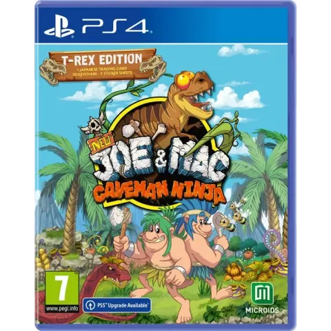 New Joe & Mac: Caveman Ninja: T-Rex Edition - PS4