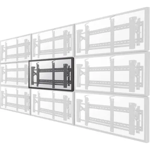 NewStar LED-VW2000BLACK - videowalloplossing -  geschikt voor schermen van 32 t/m 75" - zwart