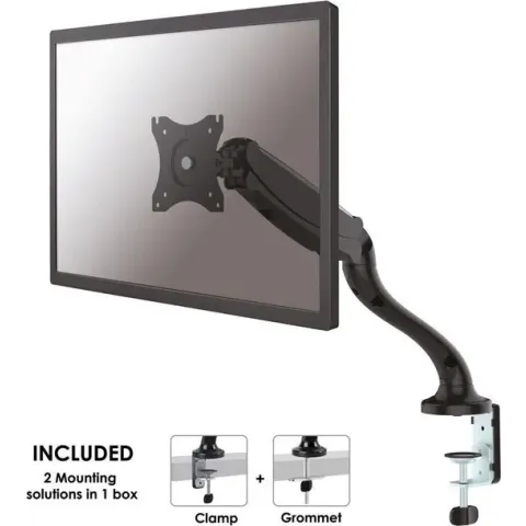 Newstar NM-D500BLACK - Monitorarm met gasveer - t/m 30" - Zwart