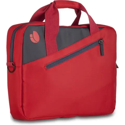 NGS Ginger- 15.6'' Aktetas - Laptoptas - Notebooktas - Rood - Antraciet, Rood