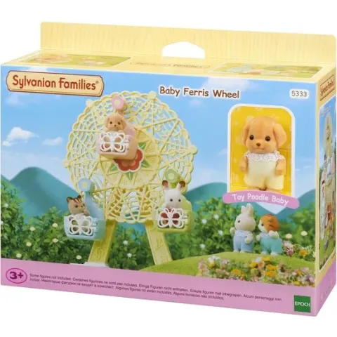 NIEUW: Sylvanian Families 5333 BABY REUZENRAD- Speelfigurenset                       - Speelfigurenset