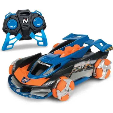 NIKKO RC Nano Omni X Bestuurbare Auto - 14 km/h - Accu - Blauw