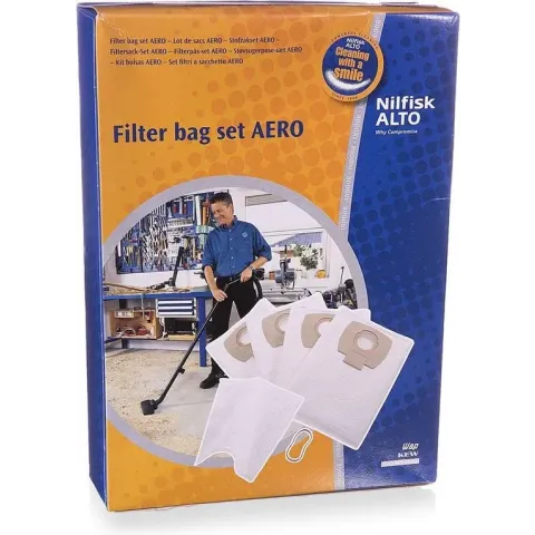 Nilfisk Stofzuigerzakken Aero 20/25 4 stuks