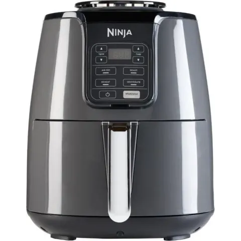 Ninja AF100EU - Multifunctionele AirFryer XL Hetelucht Friteuse 3,8 liter - Grijs/Zwart