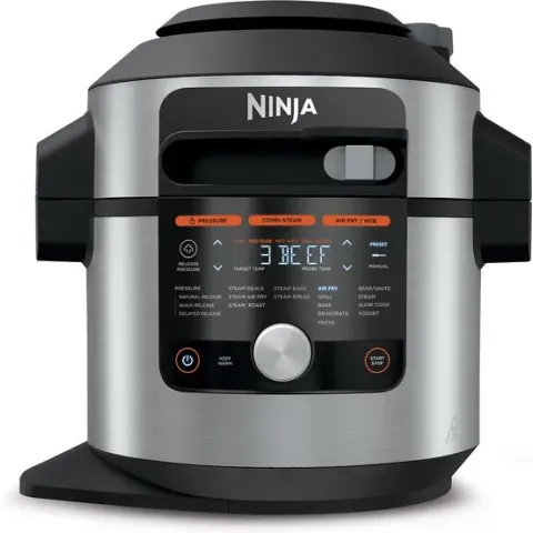 Ninja OL750EU multi cooker 7,5 l 1760 W Zwart, Roestvrijstaal