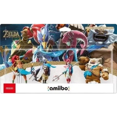 Nintendo amiibo Ingame speelfiguur - Zelda 4 Set (Daruk + Mipha + Revali + Urbosa)
