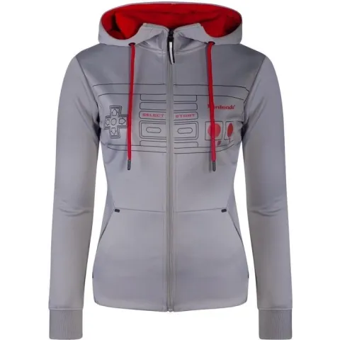 Nintendo Nintendo Vest met capuchon -L- Controller Grijs