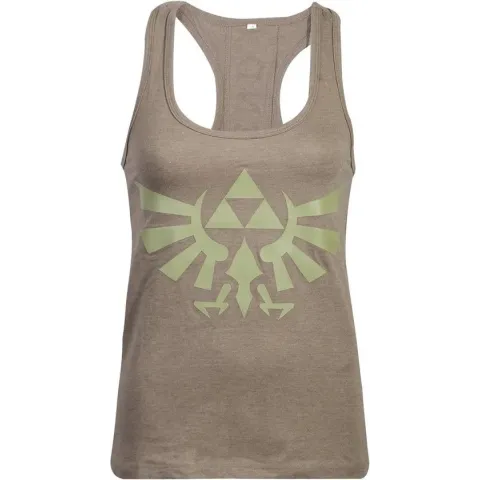 Nintendo Zelda Tanktop -XL- Gel Printed Groen