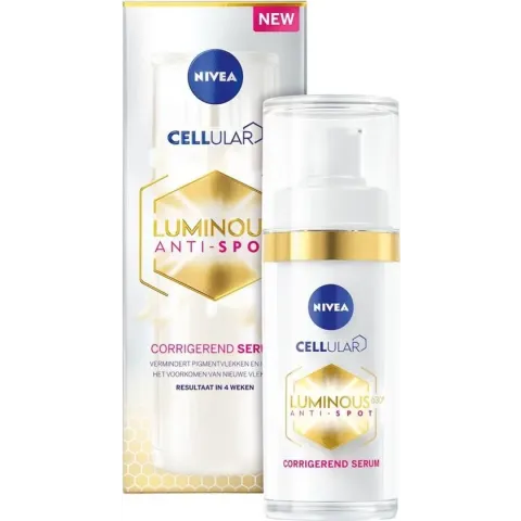 NIVEA Cellular Luminous Anti-Pigment Vermindert Pigmentvlekken Serum SPF50 - 30ml
