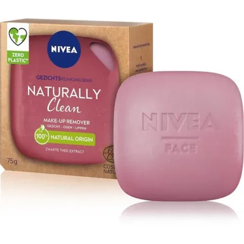 NIVEA Naturally Clean Face Bar Make Up Remover 75 gr