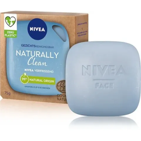 NIVEA Naturally Clean Face Cleasing Bar Verfrissend 75gr