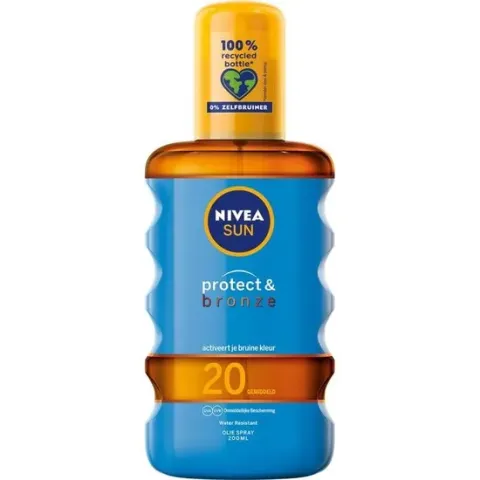 NIVEA SUN Protect & Bronze Beschermende Olie Spray SPF 20 - 200 ml