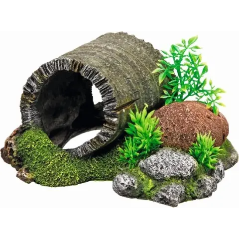 Nobby aqua deco houten tunnel - 18,5 x 15,5 x 9 cm