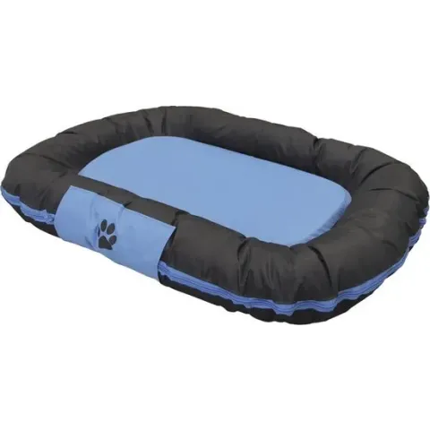 NOBBY - CLASSIC, HONDEN KUSSEN OVAAL RENO LICHTBLAUW 90 X 50 X 9 CM