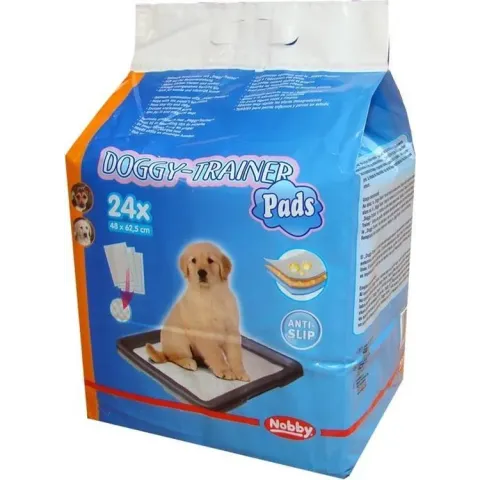 Nobby doggy trainer pads antislip, type 2 wit 62,5 x 48 cm  -  32 gr