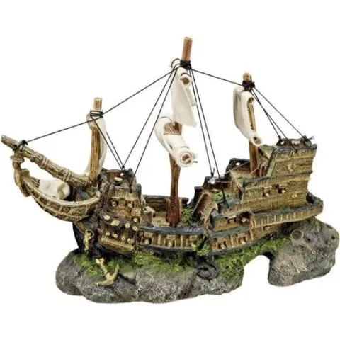 Nobby - gezonken schip - 33 x 13 x 23 cm