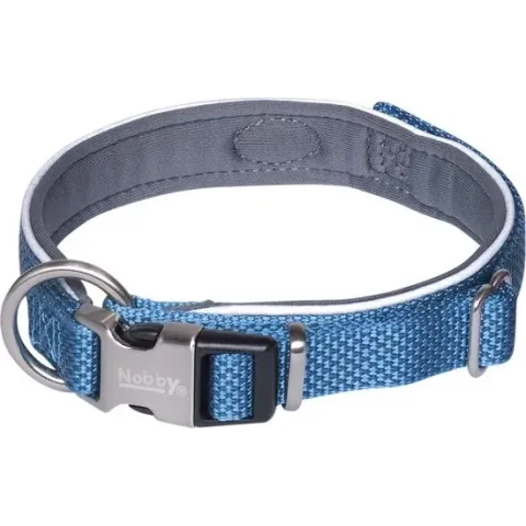 Nobby halsband classic preno royal blauw m-l