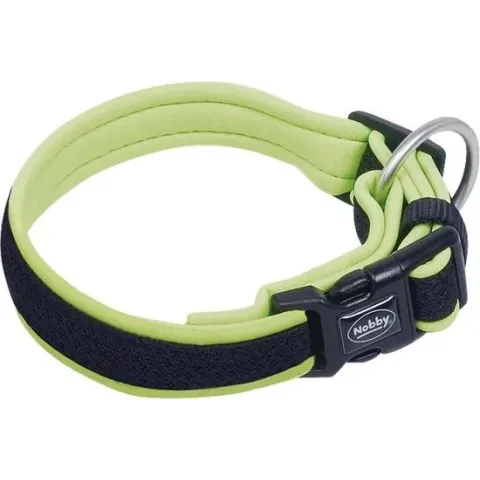 Nobby halsband Mesh Preno - Geel - S/M - 30 tot 45 cm