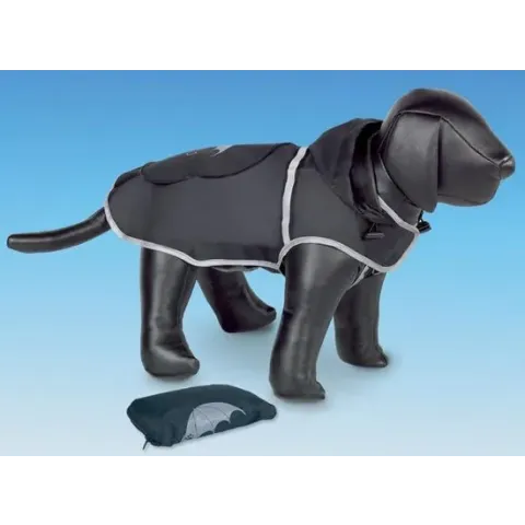 Nobby honden regenjas zwart - 44 cm