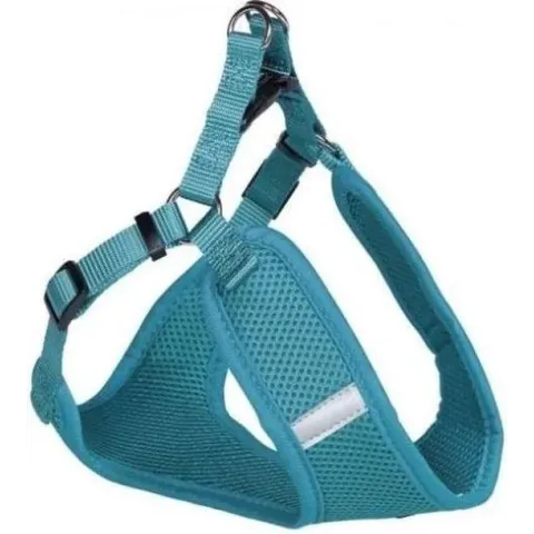 Nobby hondentuig Mesh Reflect - Turquoise - L - buikomtrek 58 tot 69 cm